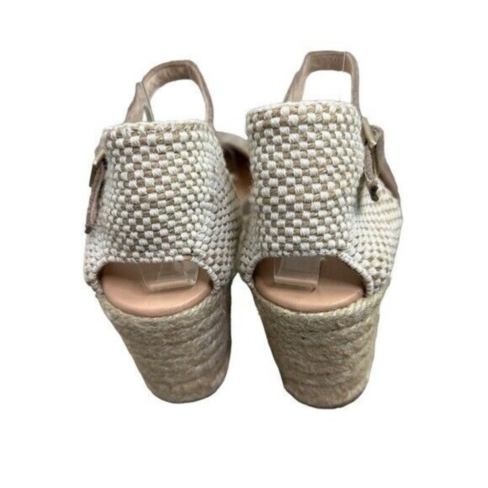 Anthropologie Giamo Obi Tan Suede Wedge Espadrilles Size 7 - Picture 5 of 8